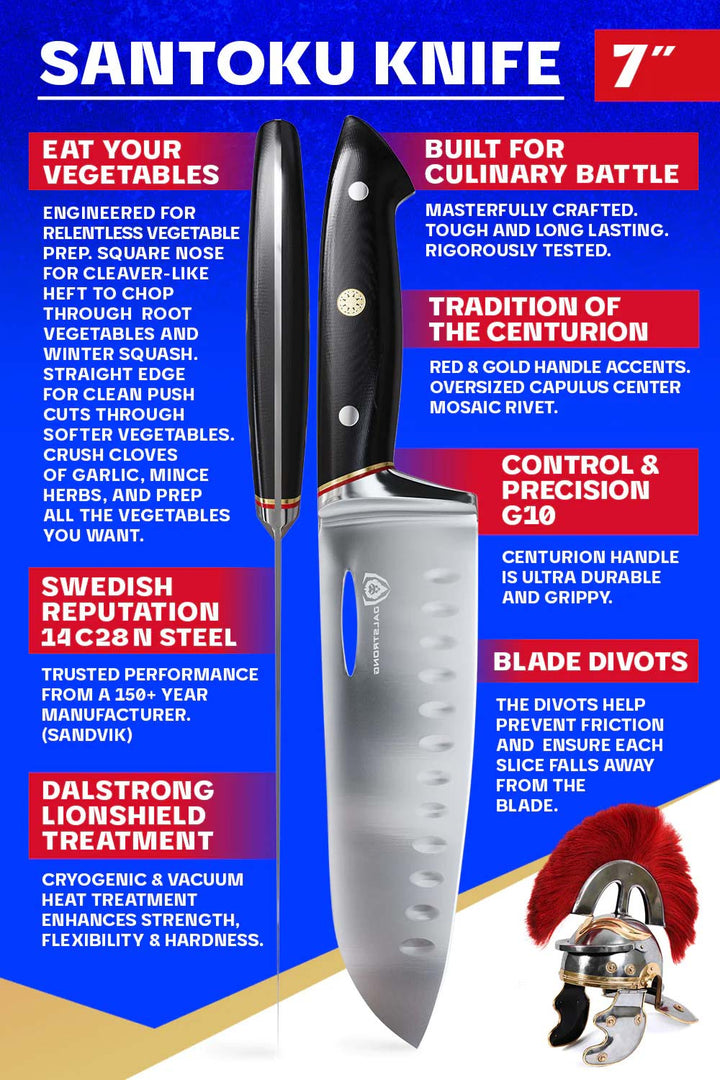 Santoku Knife 7" | Centurion Series | Dalstrong ©