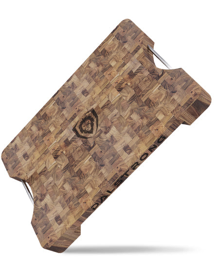 The Gladiator Bundle | 18-Pc Colossal Knife Set + Lionswood Teak Cutting Board