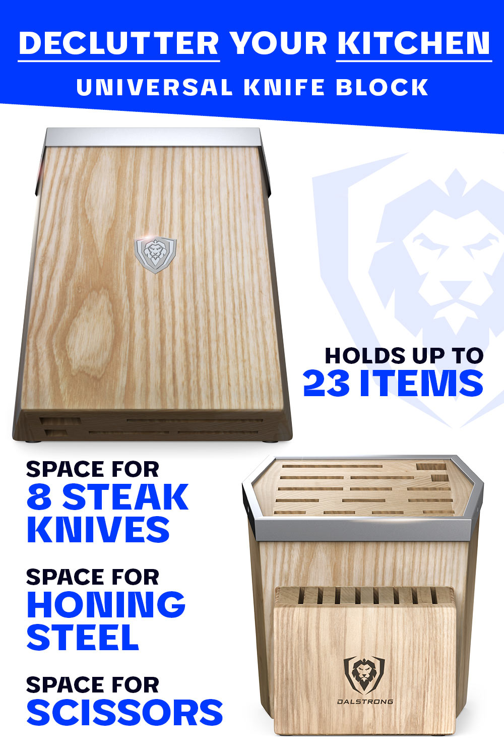Universal Knife Block | 23 Slots | Dalstrong ©