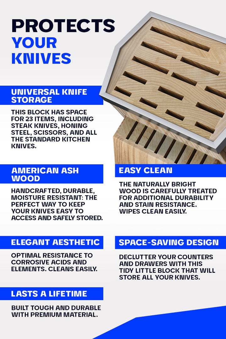 Universal Knife Block | 23 Slots | Dalstrong ©