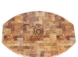 Corner Cutting Board | Natural Teak Wood | Dalstrong ©