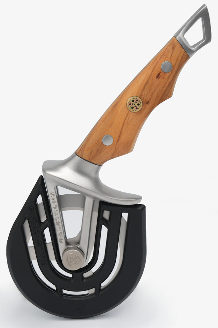 Pizza Wheel & Cutter | Olive Wood Handle | Dalstrong ©
