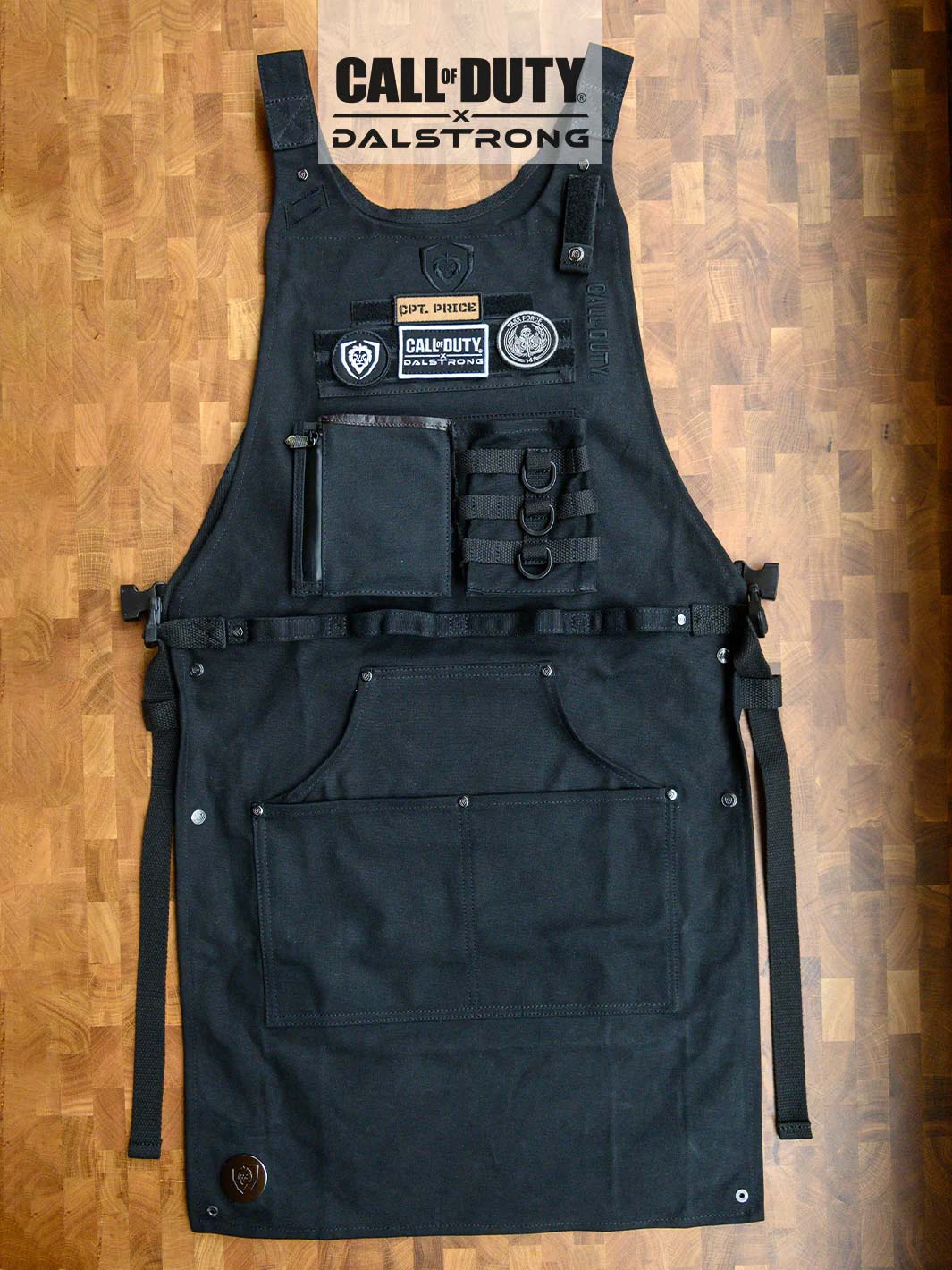 Canvas Chef Apron | Call of Duty © Edition | Black Waxed Canvas | EXCLUSIVE COLLECTOR SET | Dalstrong ©