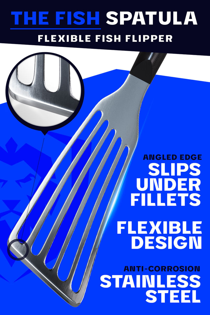 Professional Slotted Fish Spatula 7.5" | Dalstrong ©