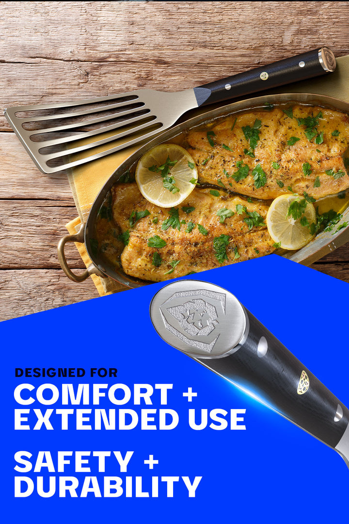 Professional Slotted Fish Spatula 7.5" | Dalstrong ©