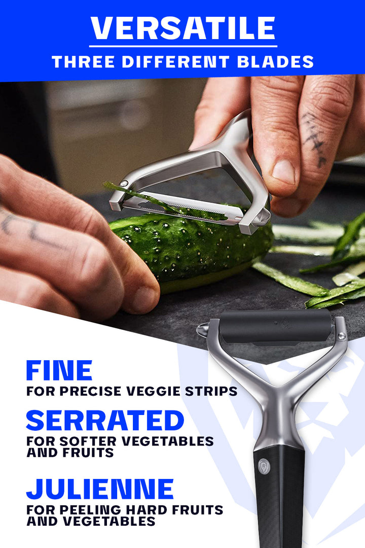 Y Peeler | 3 Blades Case | Dalstrong ©
