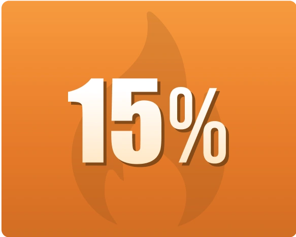15% OFF