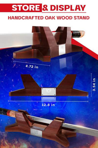 Titan Slicer 17" | Included Display Stand | Firestorm Alpha Series | Dalstrong ©