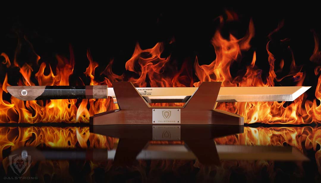Titan Slicer 17" | Included Display Stand | Firestorm Alpha Series | Dalstrong ©