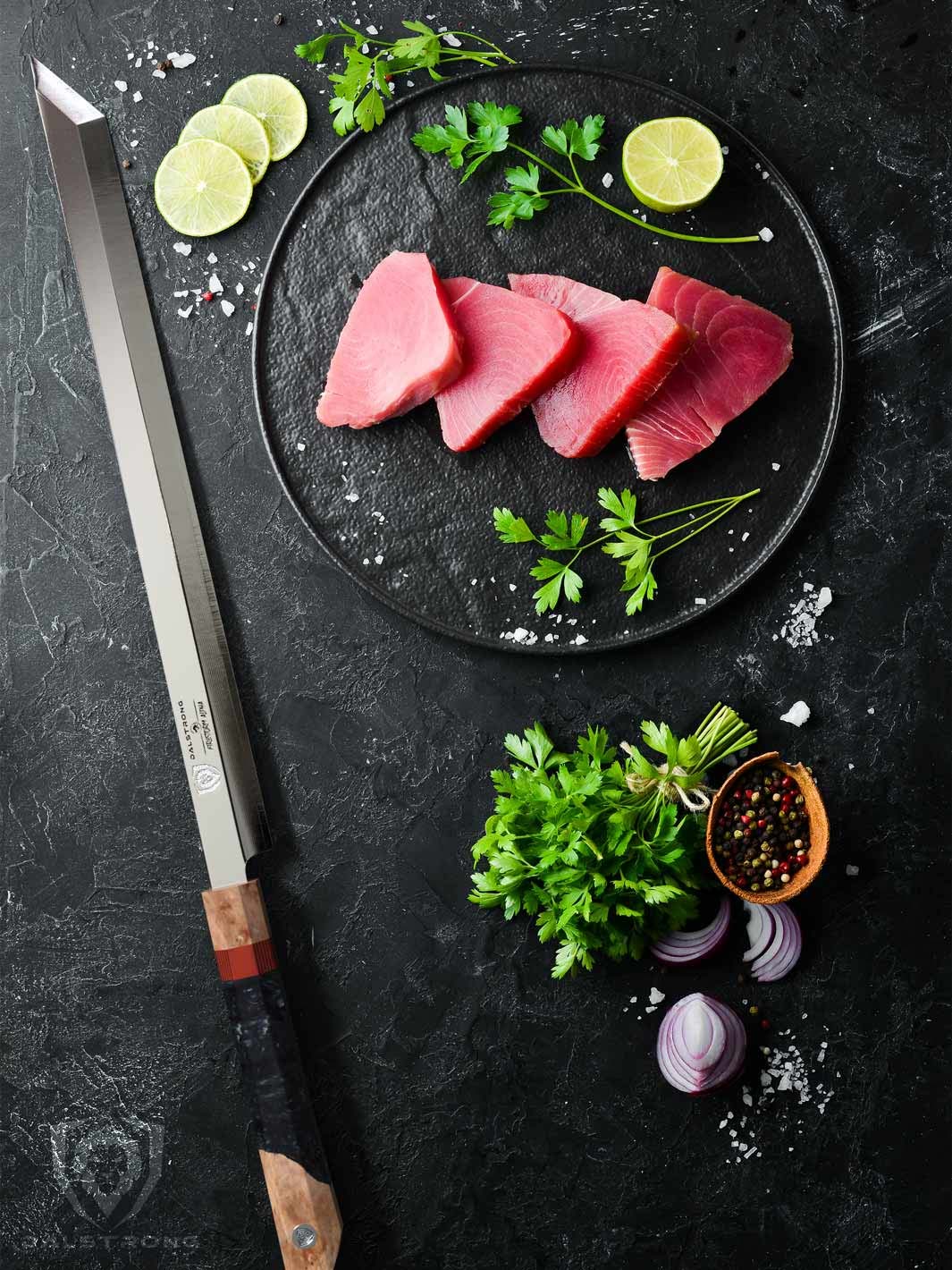 Titan Slicer 17" | Included Display Stand | Firestorm Alpha Series | Dalstrong ©