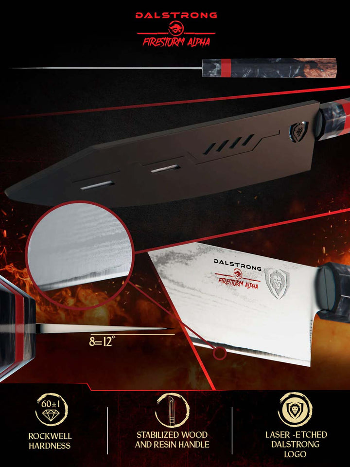 Chef's Knife 8" | Firestorm Alpha Series | Dalstrong ©