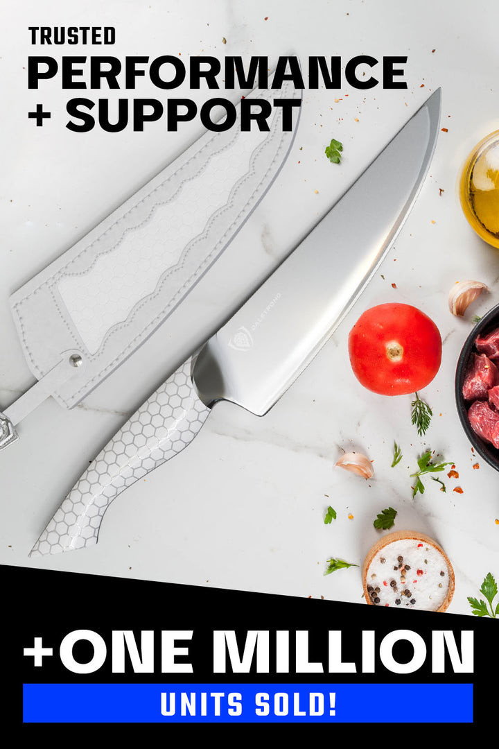 Chef's Knife 8" | Frost Fire Series | NSF Certified | Dalstrong ©