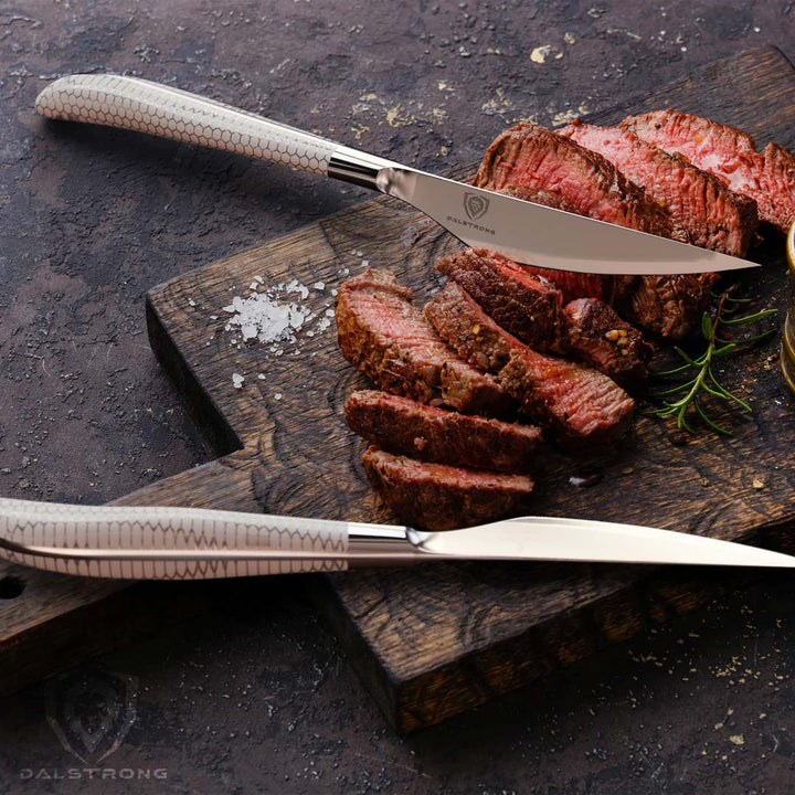 4-Piece Steak Knife Set | Frost Fire Series | NSF Certified | Dalstrong ©