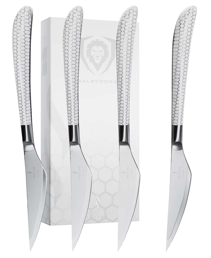 4-Piece Steak Knife Set | Frost Fire Series | NSF Certified | Dalstrong ©