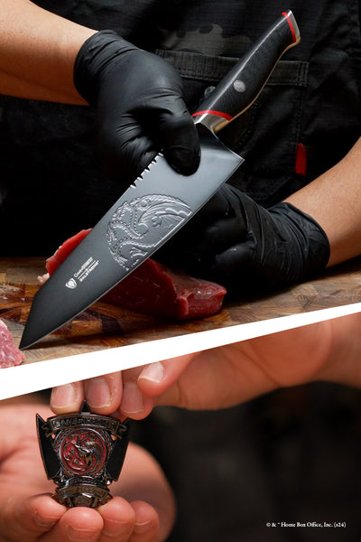 Chef Knife 8" | Game of Thrones™ Edition | House Targaryen™ | Dalstrong ©