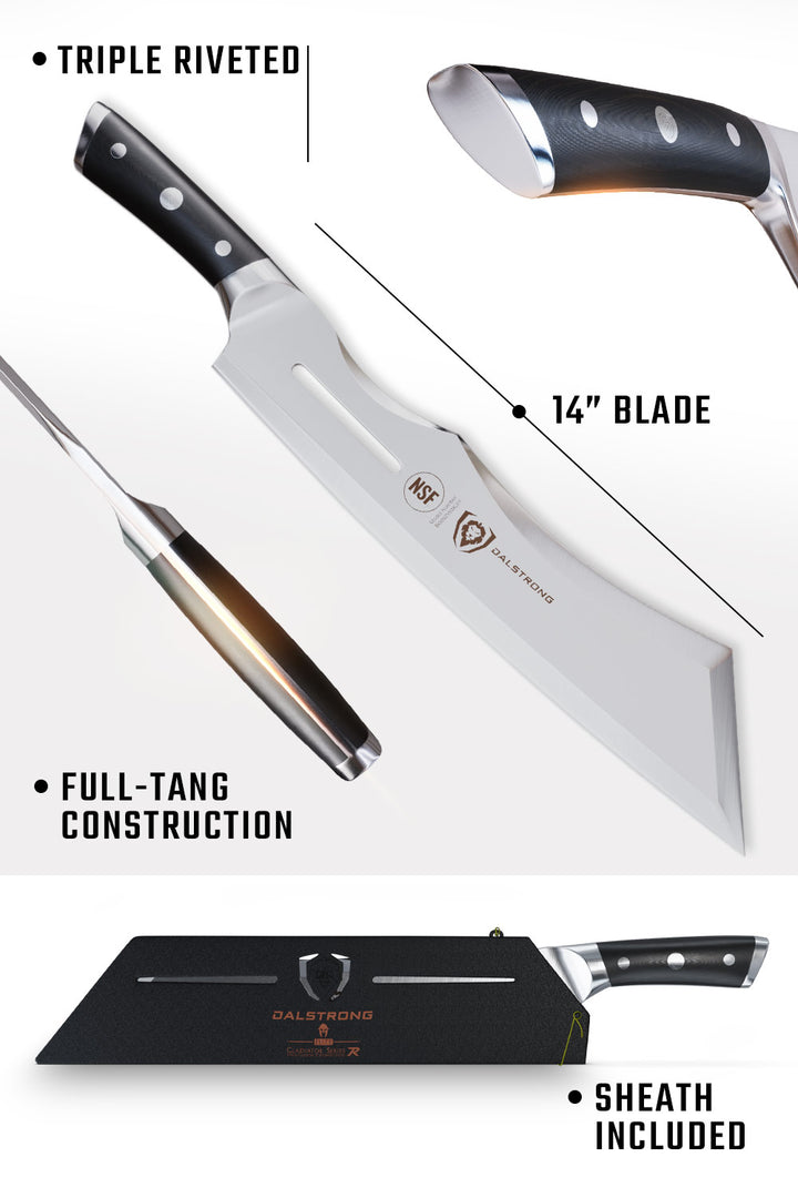 The Gladiator Bundle | 14" Annihilator Meat Cleaver + 15" Meat Tenderizer