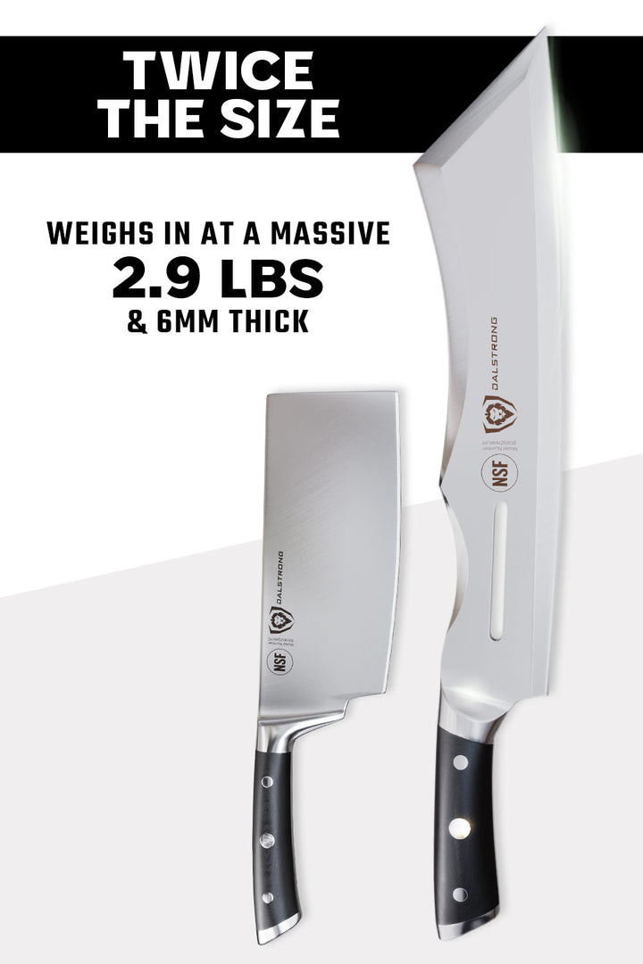 The Gladiator Bundle | 14" Annihilator Meat Cleaver + 8" Chef