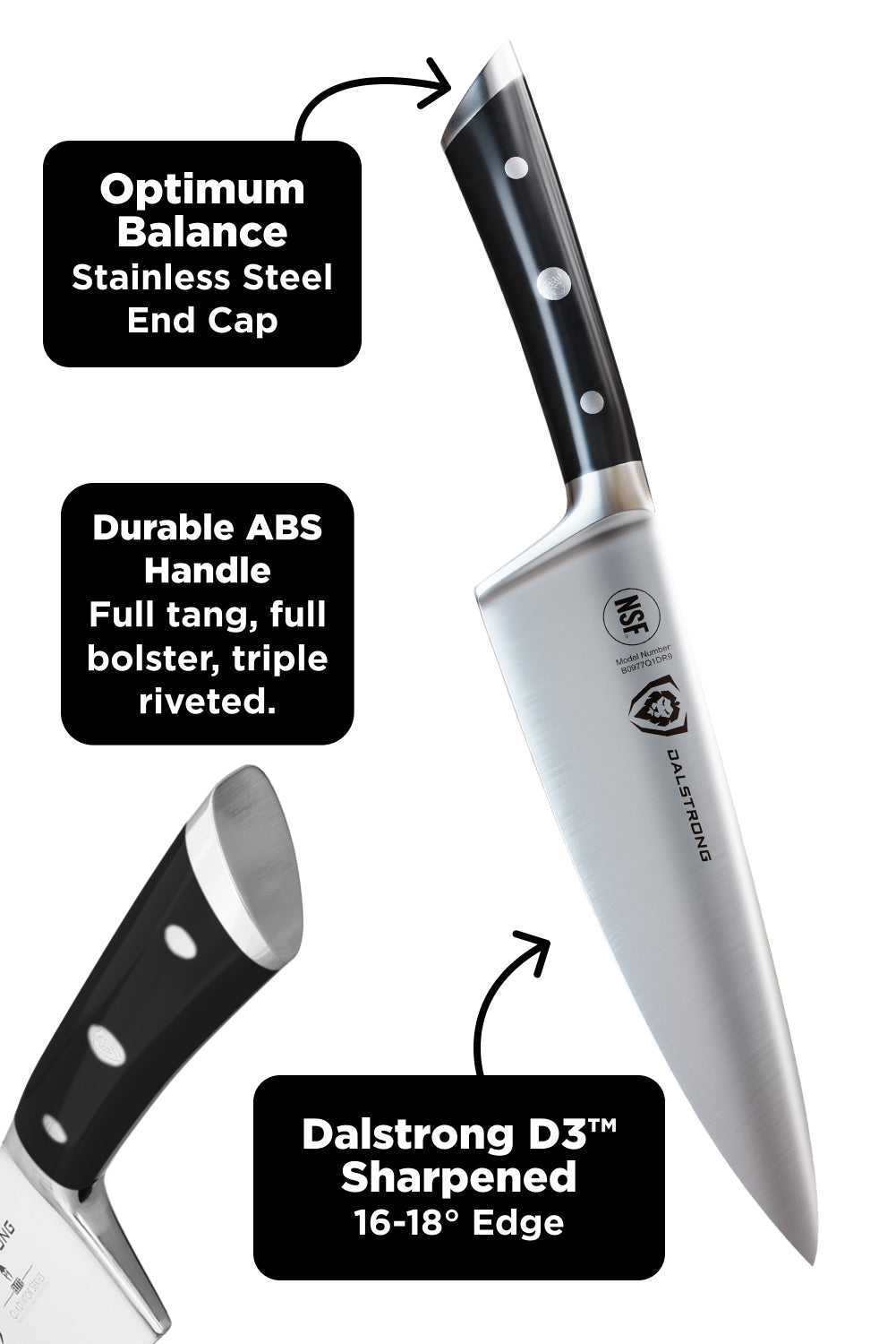 The Gladiator Bundle | 18-Piece Colossal Knife Set + Premium Whetstone Kit