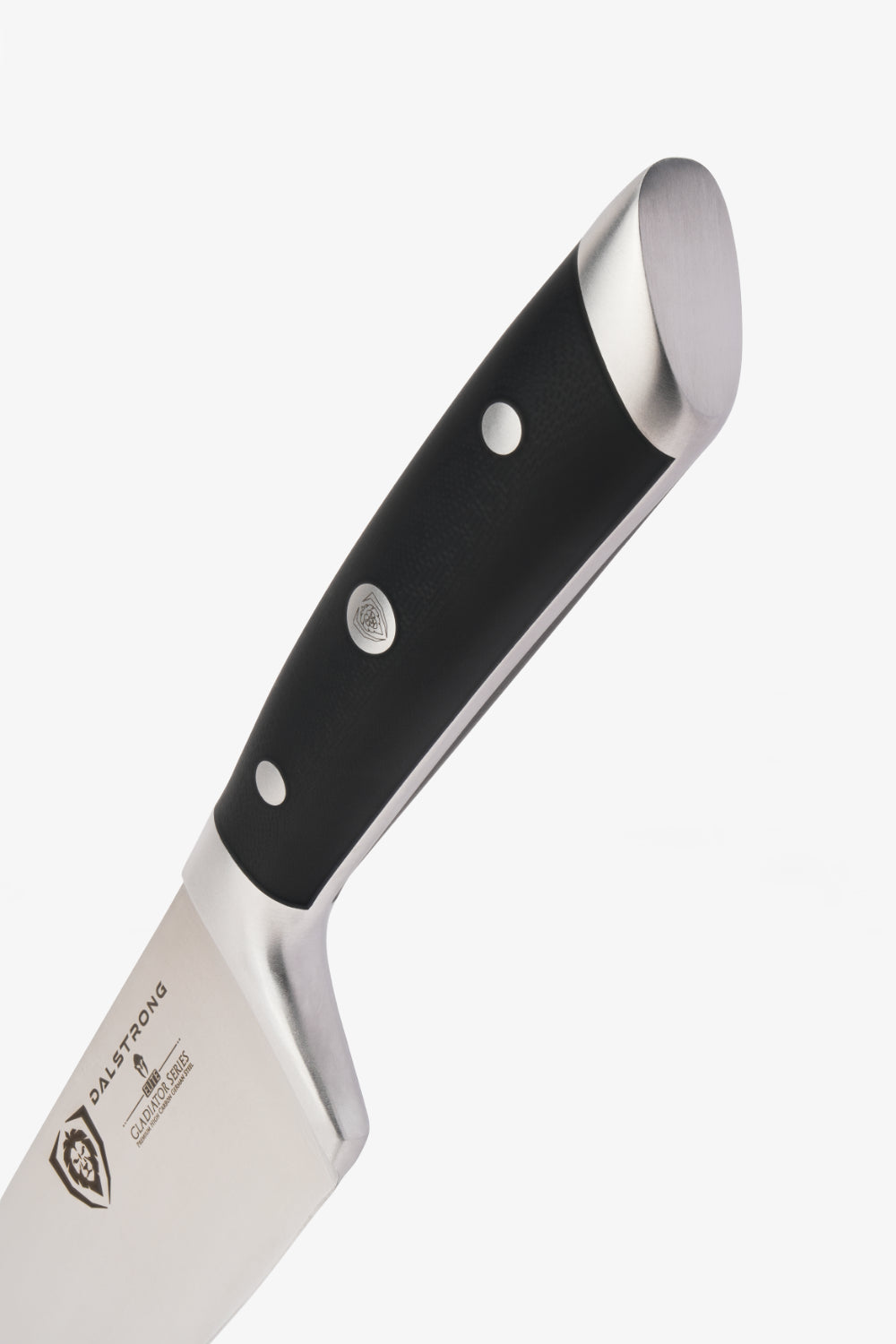 Gladiator Series Essentials |  8" Chef's Knife + 3.5" Paring Knife + 10" Serrated Bread Knife + Lionswood Teak Cutting Board