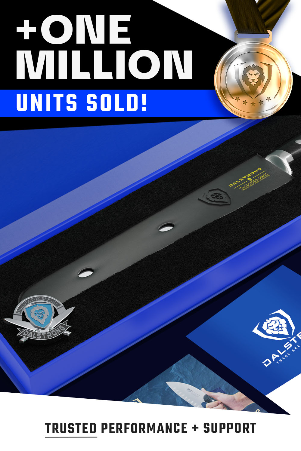 Serrated Bread Knife 10" | Gladiator Series | NSF Certified | Dalstrong ©