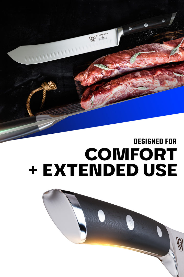 Bull Nose Butcher Knife 10" | Gladiator Series | NSF Certified | Dalstrong ©