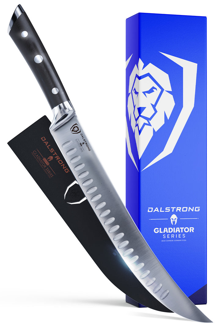 Butcher's Breaking Cimiter Knife 10" | Gladiator Series | NSF Certified | Dalstrong ©