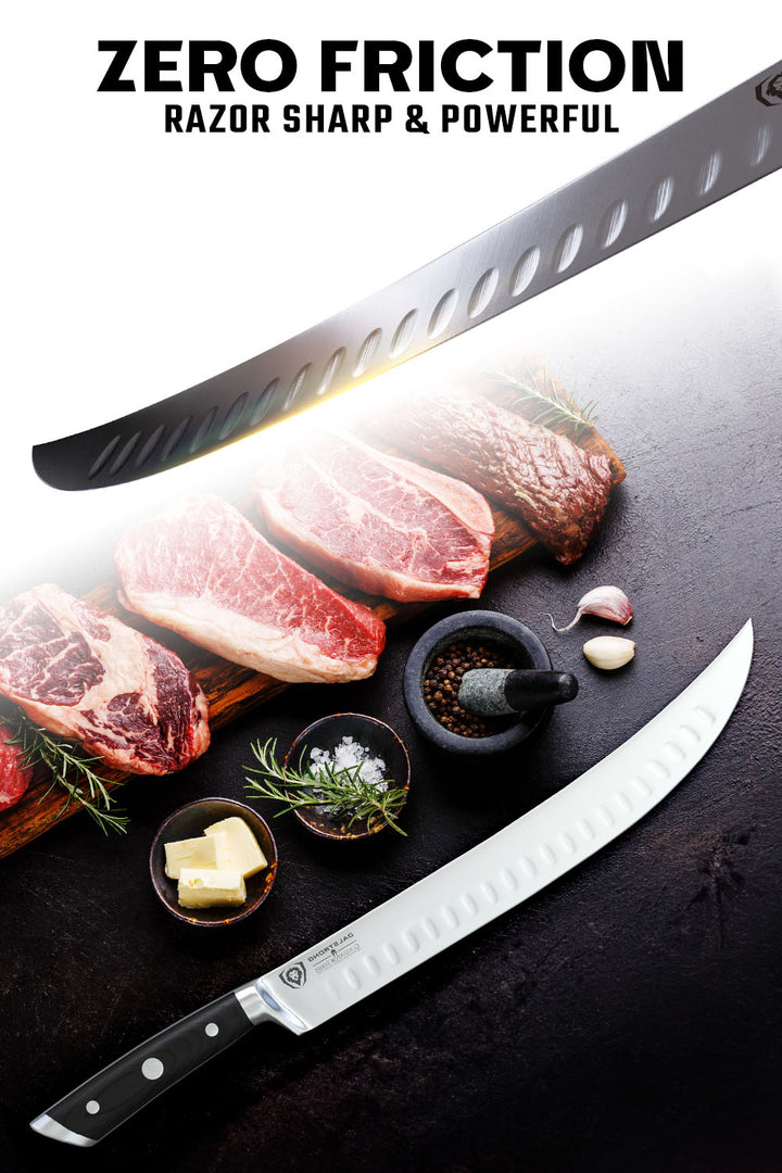 Butcher's Breaking Cimiter Knife 10" | Gladiator Series | NSF Certified | Dalstrong ©