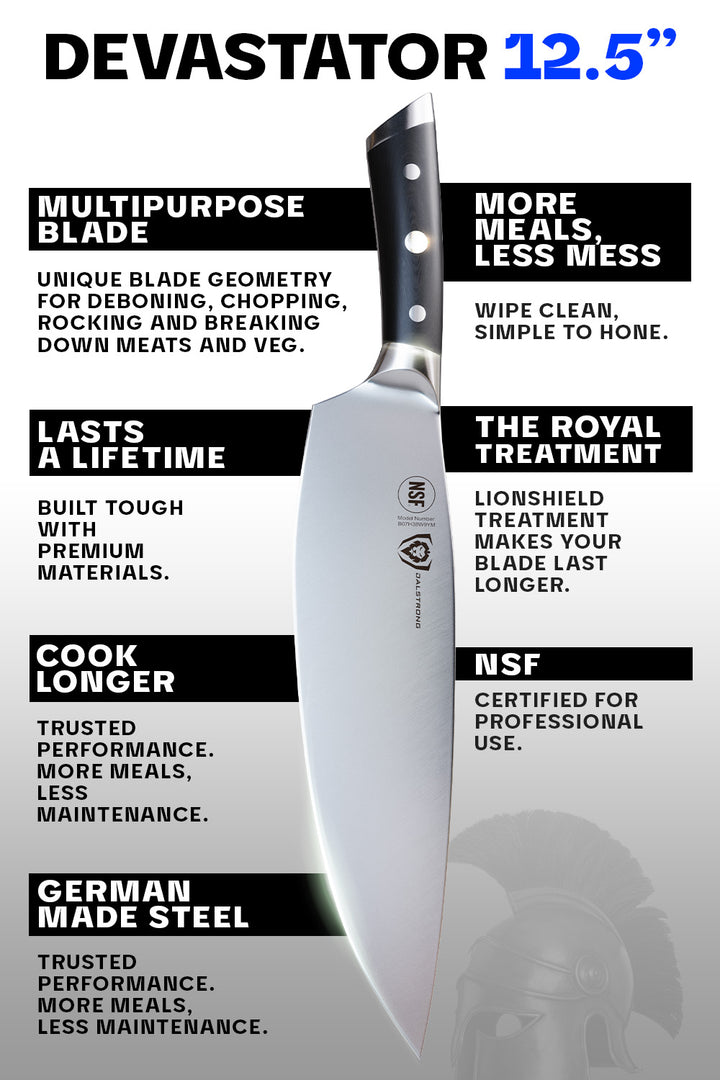 Cleaver & Butcher Knife 12.5" | Devastator | Gladiator Series | Dalstrong ©