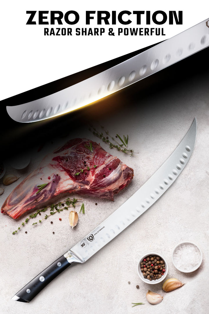 Butcher's Breaking Cimiter Knife 12" | Gladiator Series | NSF Certified | Dalstrong ©
