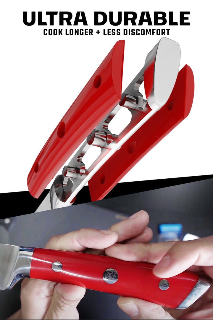 Slicing & Carving Knife 12" | Crimson Red ABS Handle | Gladiator Series | NSF Certified | Dalstrong ©