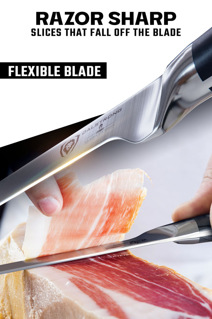 Spanish Style Meat & Ham Slicer 12" | Gladiator Series | Dalstrong ©