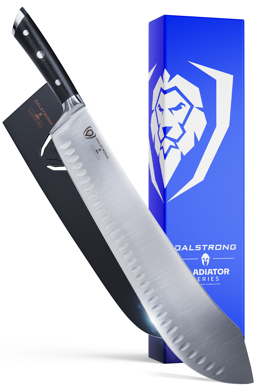 Extra-Long Bull Nose Butcher Knife 14" 