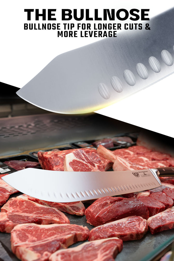 Extra-Long Bull Nose Butcher Knife 14" | Gladiator Series | Dalstrong ©