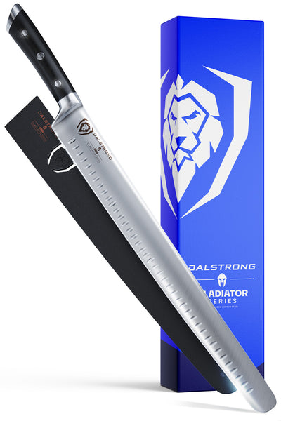Extra-Long Serrated Slicer 14" | Gladiator Series | NSF Certified | Dalstrong ©