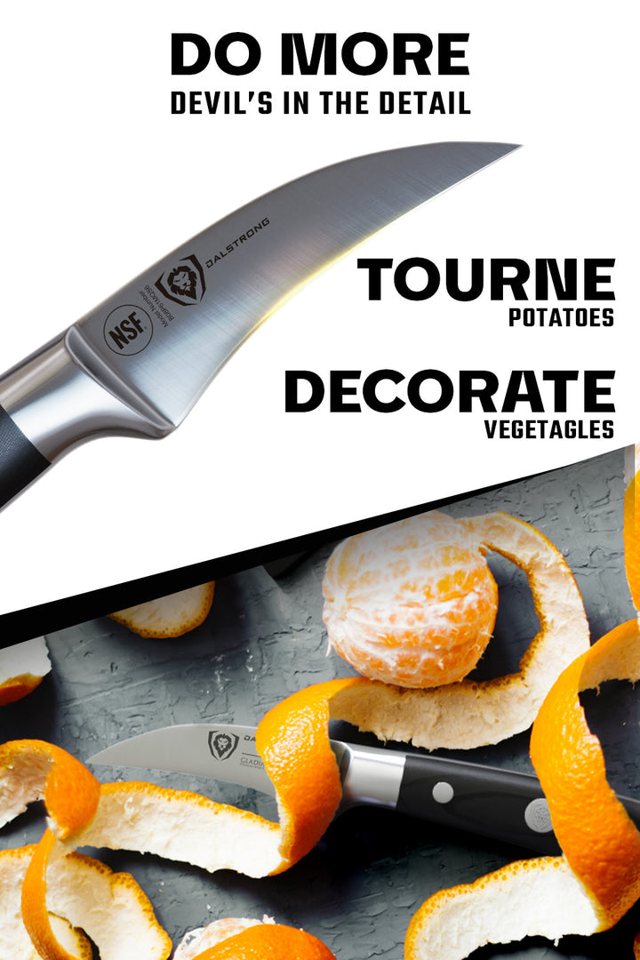 Bird's Beak Tourne Paring Knife 2.75" | Gladiator Series | NSF Certified | Dalstrong ©