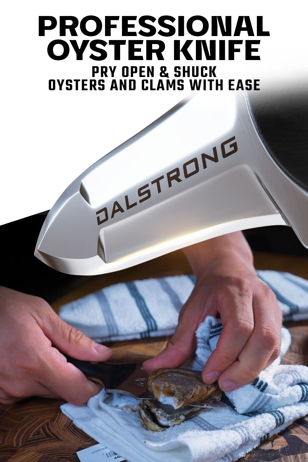 Professional Shellfish & Oyster Shucking Knife 3" | Gladiator Series | NSF Certified | Dalstrong ©