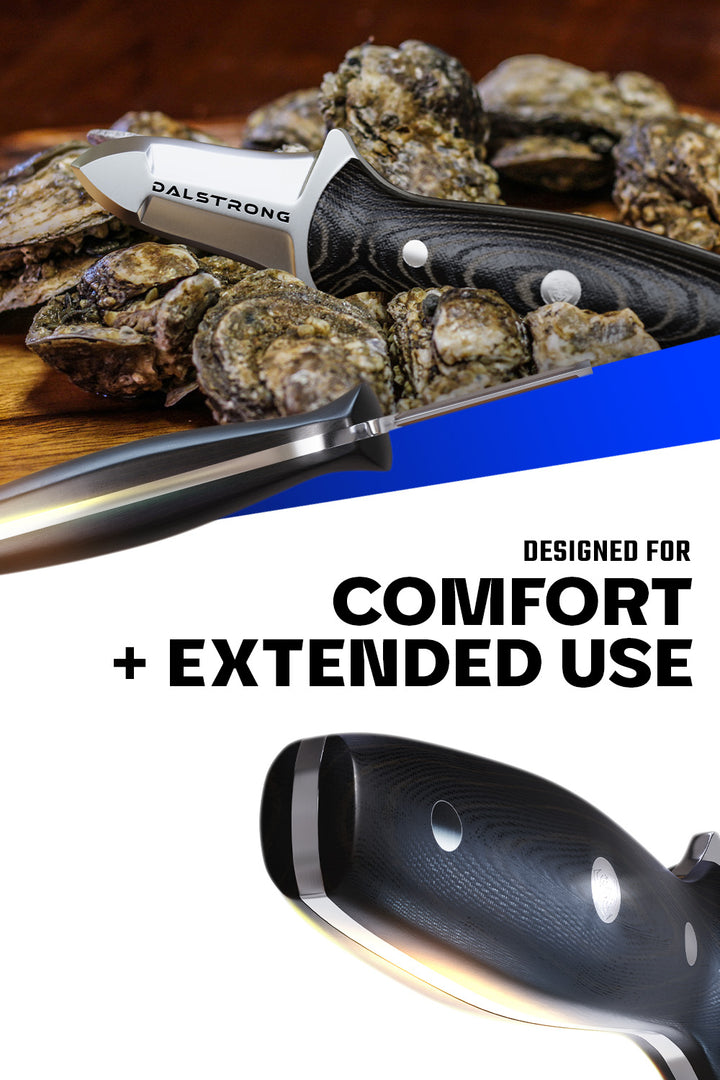 Professional Shellfish & Oyster Shucking Knife 3" | Gladiator Series | NSF Certified | Dalstrong ©