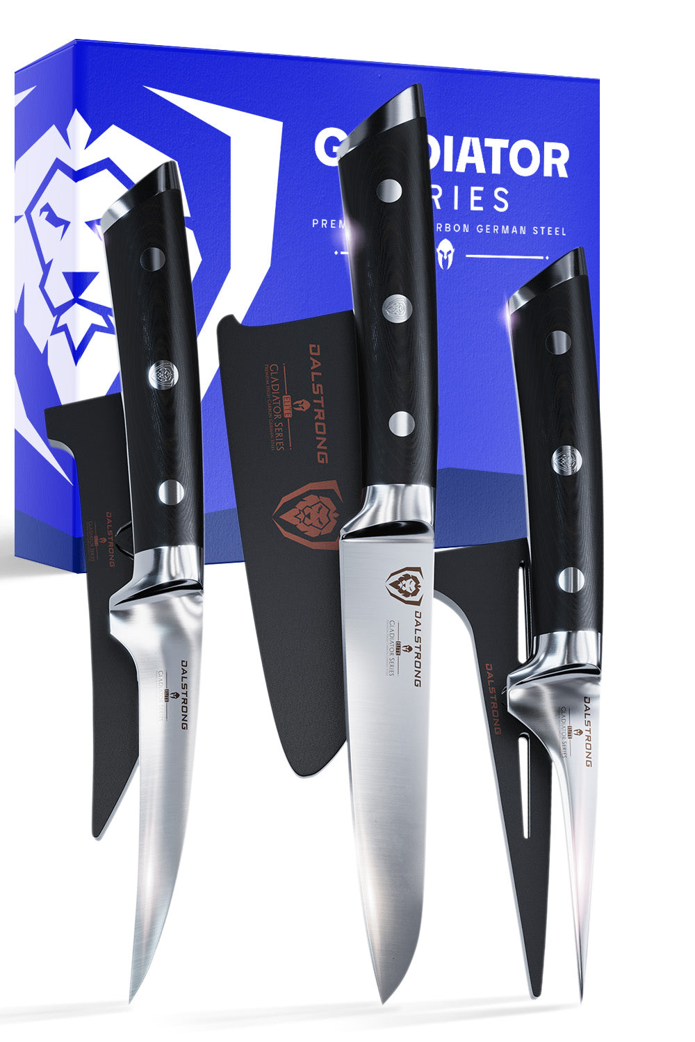 Fruit & Vegetable Paring Knife Set - 3 Piece | Gladiator Series | NSF Certified | Dalstrong ©