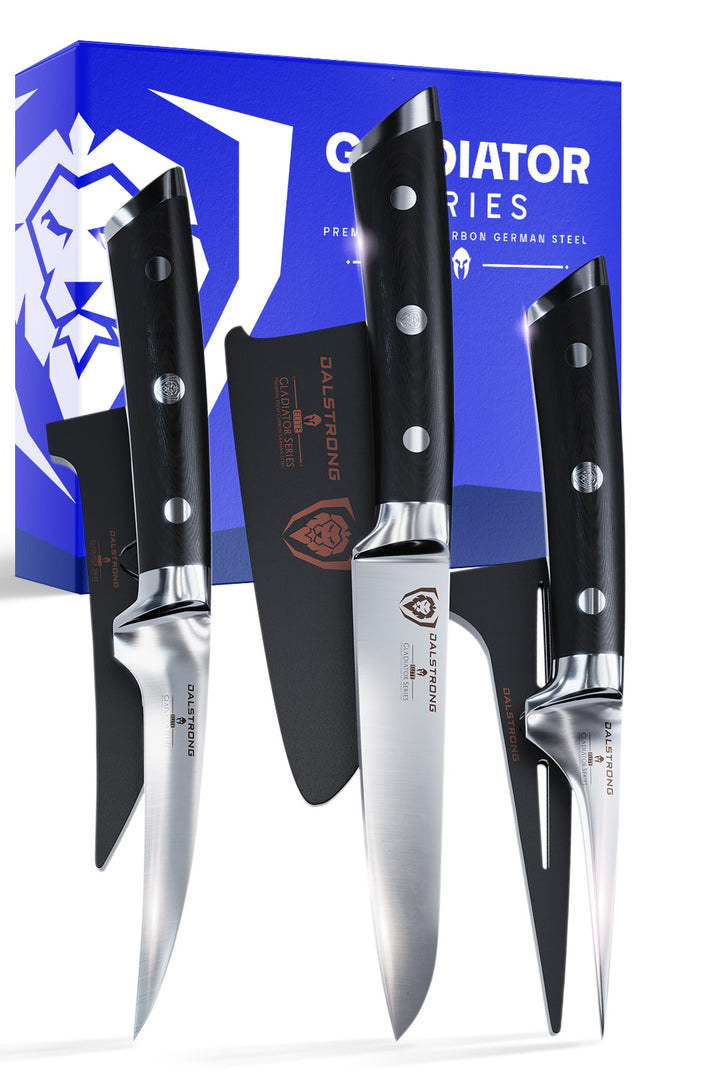Fruit & Vegetable Paring Knife Set - 3 Piece | Gladiator Series | NSF Certified | Dalstrong ©