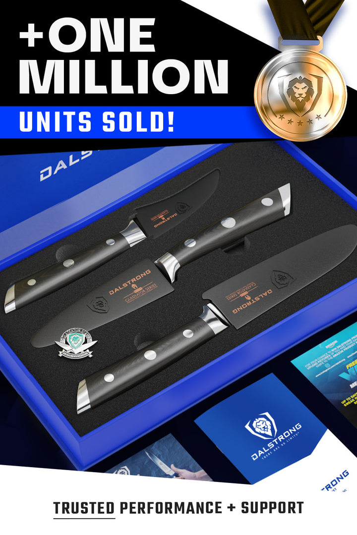 3-Piece Paring Knife Set | Gladiator Series | NSF Certified | Dalstrong ©