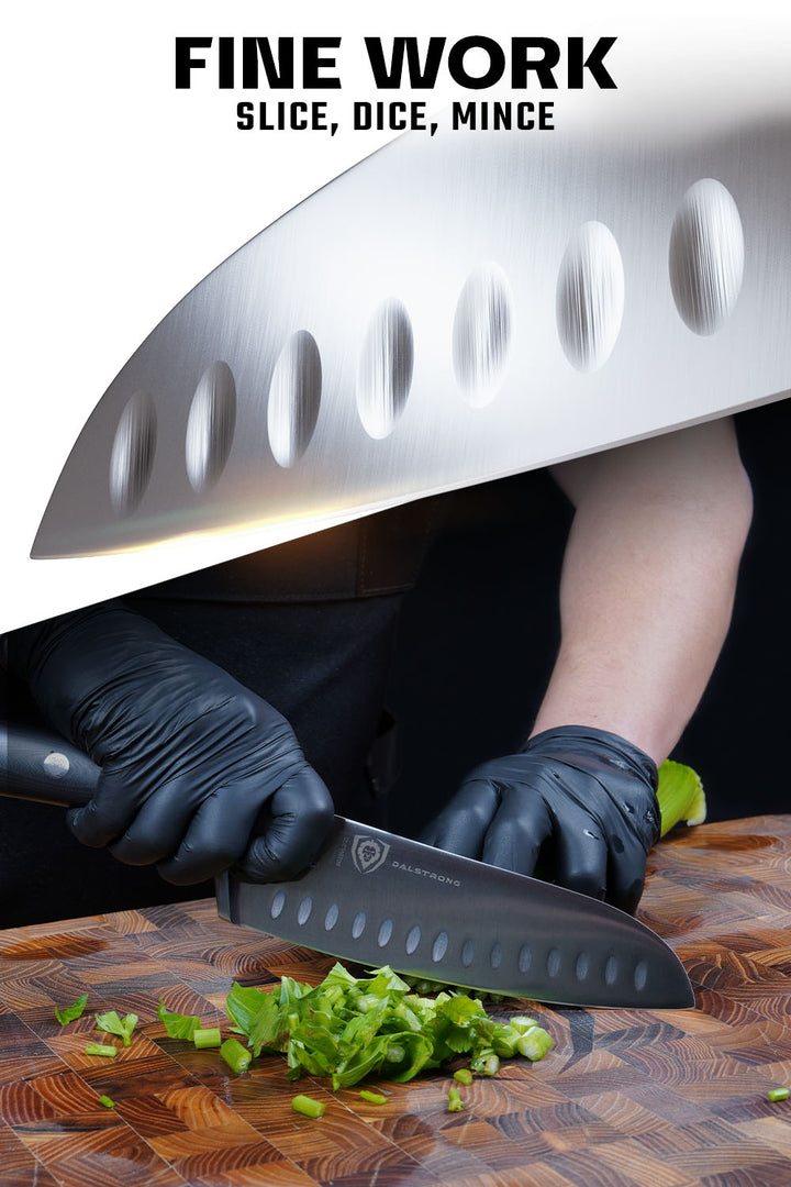 3-Piece Knife Set | Chef - Santoku - Paring | Gladiator Series Elite | NSF Certified | Dalstrong ©