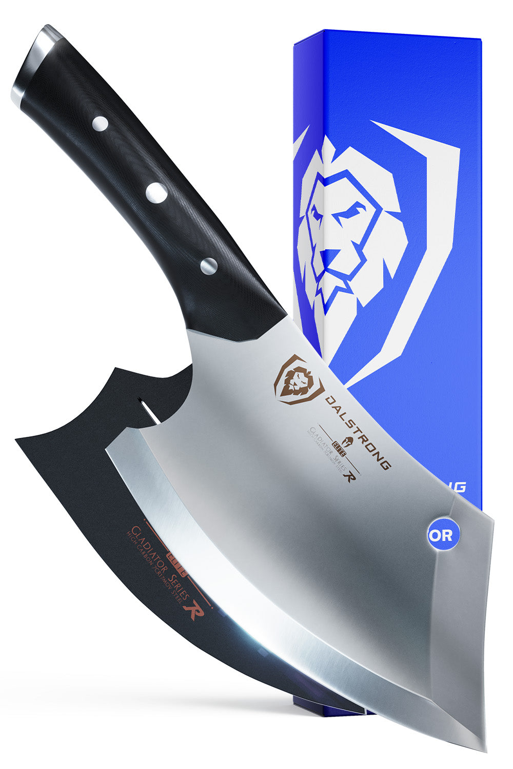Mini Rocking Cleaver Knife 6.5" | Gladiator Series | NSF Certified | Dalstrong ©