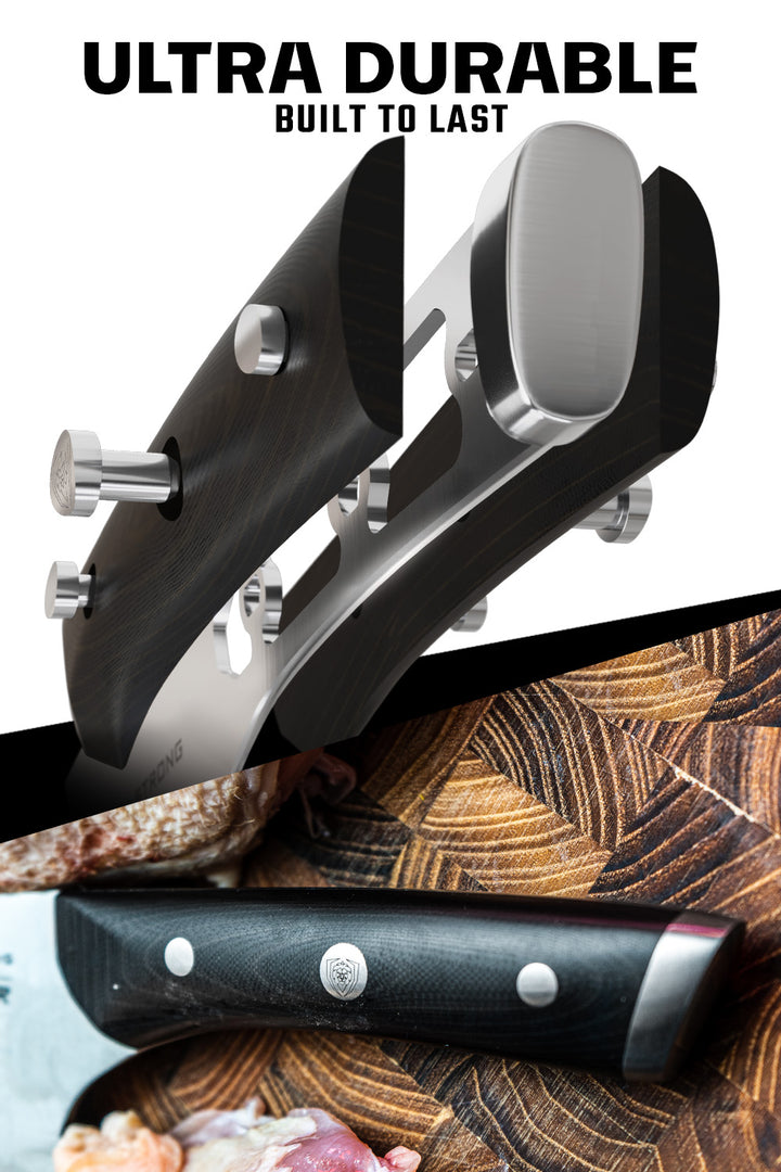 Mini Rocking Cleaver Knife 6.5" | Gladiator Series | NSF Certified | Dalstrong ©