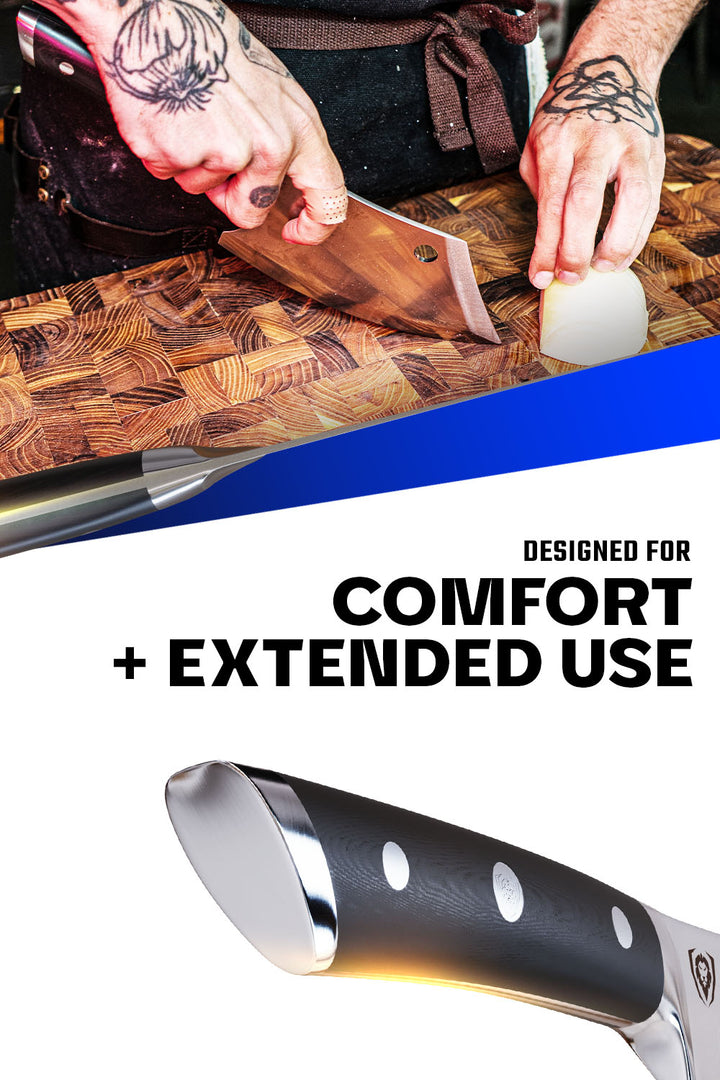 Mini Rocking Cleaver Knife 6.5" | Gladiator Series | NSF Certified | Dalstrong ©
