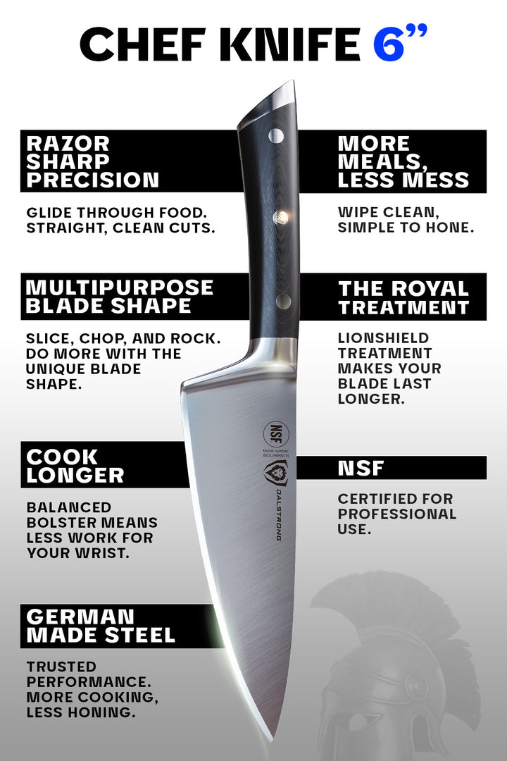 Chef's Knife 6" | Gladiator Series | NSF Certified | Dalstrong ©