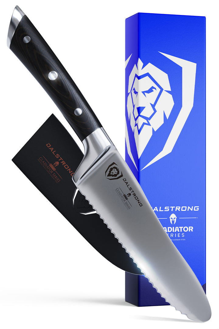 Serrated Sandwich, Deli & Utility Knife 6" | Gladiator Series | NSF Certified | Dalstrong ©