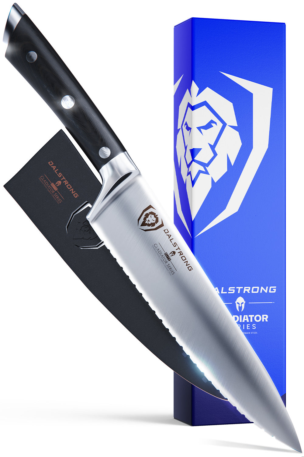 Serrated Chef Knife 7.5" | Gladiator Series | NSF Certified | Dalstrong ©