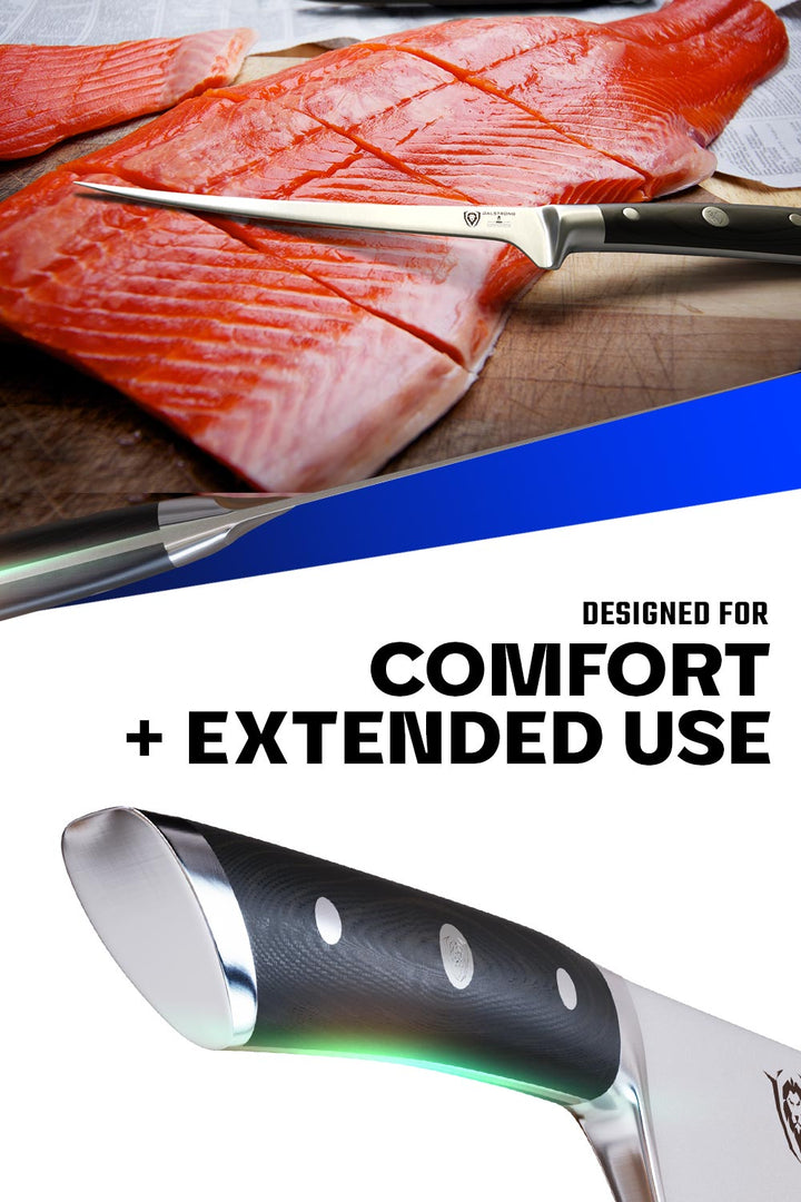Flexible Fillet Knife 7" | Gladiator Series | NSF Certified | Dalstrong ©
