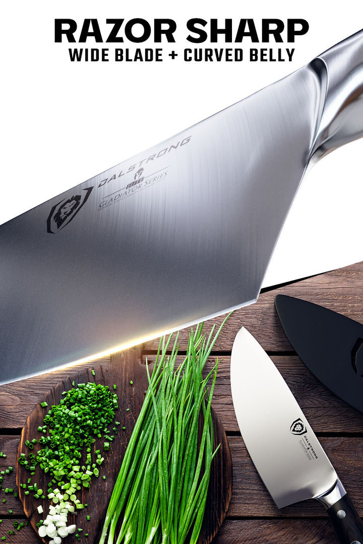 Rocking Herb Knife 7" | Gladiator Series | NSF Certified | Dalstrong ©