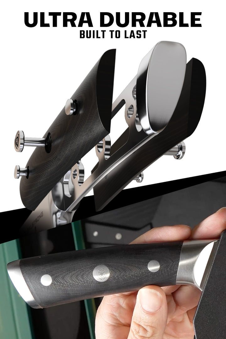 Rocking Herb Knife 7" | Gladiator Series | NSF Certified | Dalstrong ©